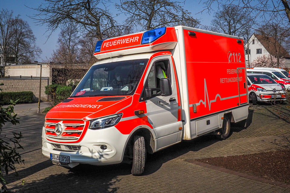 Rettungswagen des DRK-Kreisverband Bochum e.V.
