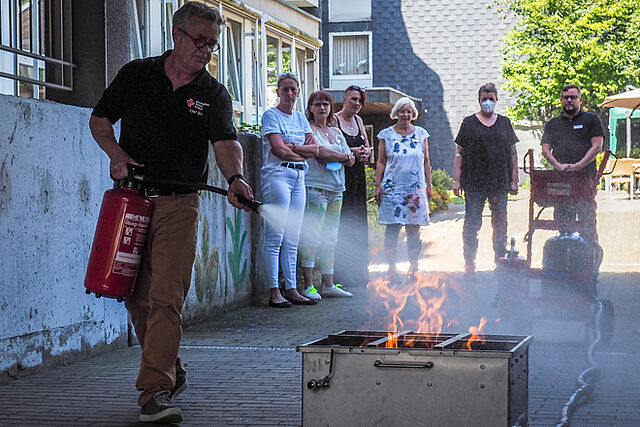 Brandschutzhelferausbildung im DRK-Bildungszentrum