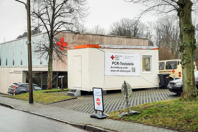 PCR-Teststelle des DRK-Kreisverband Bochum e.V.