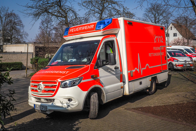 Rettungswagen des DRK-Kreisverband Bochum e.V.