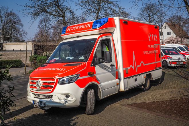 Rettungswagen des DRK-Kreisverband Bochum e.V.