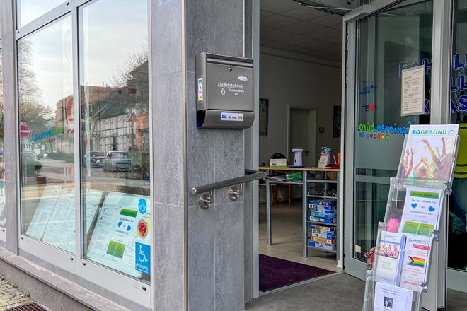 Offene Tür bei Seniorenbüro Ost, Bochum-Langendreer.